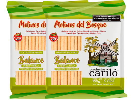 CARILO SIN GLUTEN TOSTADA LIGHT  150 Grs Caja x 18u