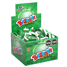 BAZOOKA CHICLE MENTA 4 G X 80U