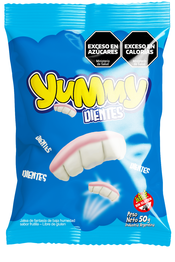 YUMMY SIN GLUTEN GMA DIENTES 10 U X 50 GRS