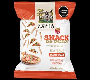 CARILO SIN GLUTEN MINI GRISIN PIZZA 100 Grs. Caja x 16u